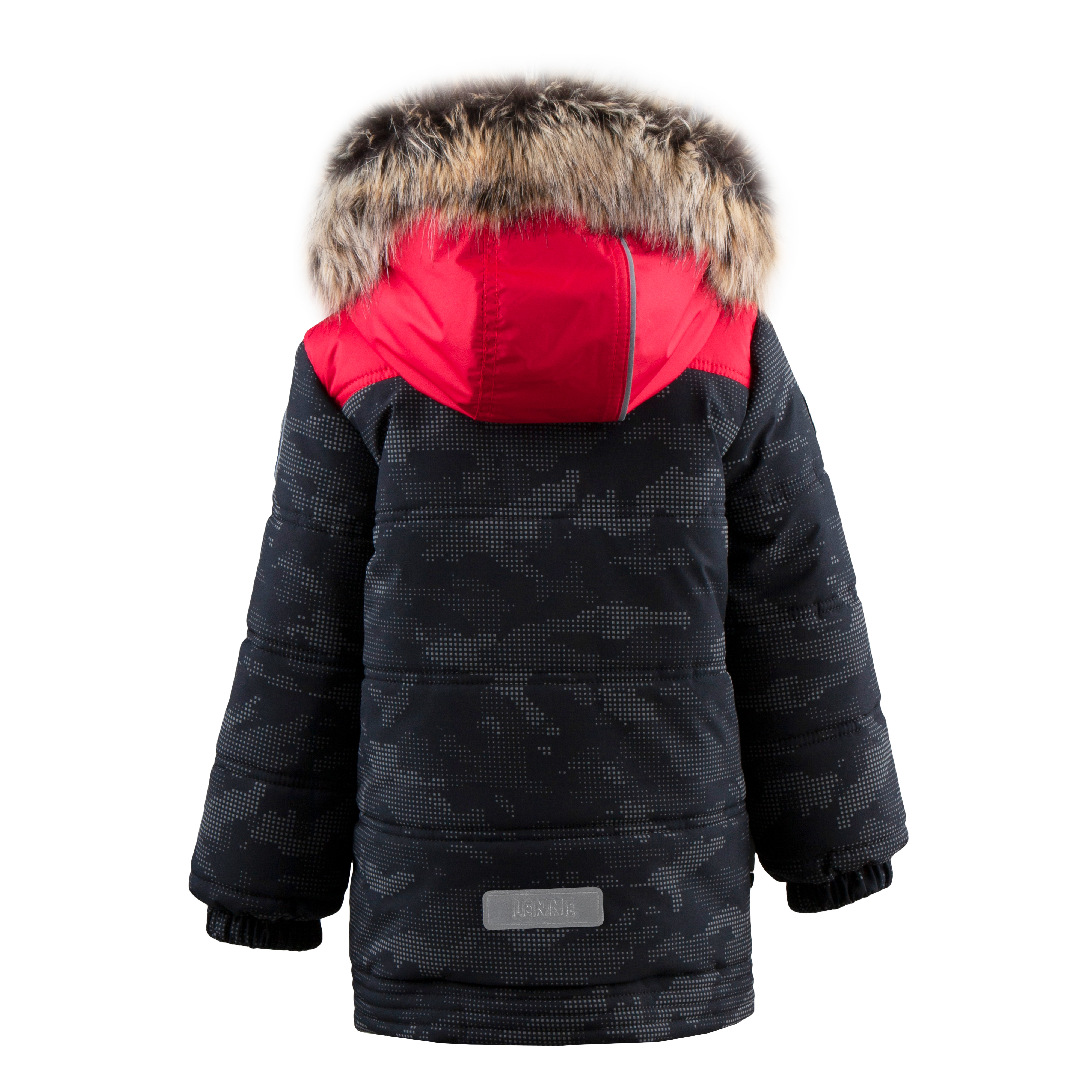 Lenne Nordic удлиненная зимняя куртка для мальчика красная
