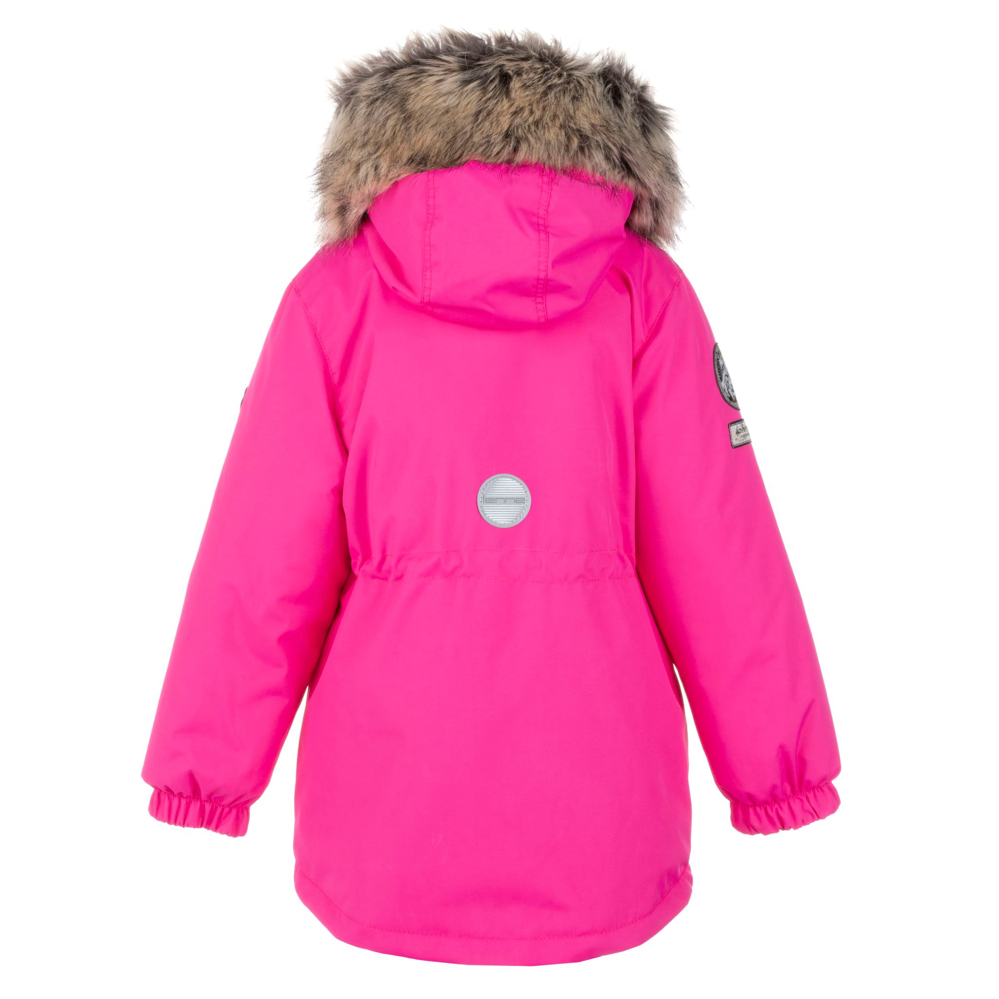 Lenne Maya удлиненная куртка парка для девочки 21330-267 розовая 