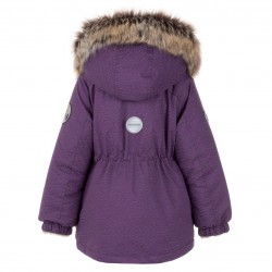 Lenne Marja удлиненная куртка парка для девочки 21334-6190 фиолет