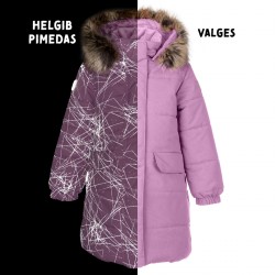 Зимнее теплое пальто для девочки lenne lenna 22333/3831