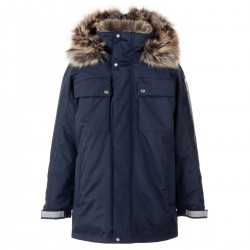 Модная зимняя куртка парка для мальчика lenne jakko 22368/229