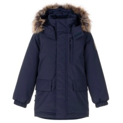 Зимняя тёплая куртка-парка для мальчика lenne snow 24341-229