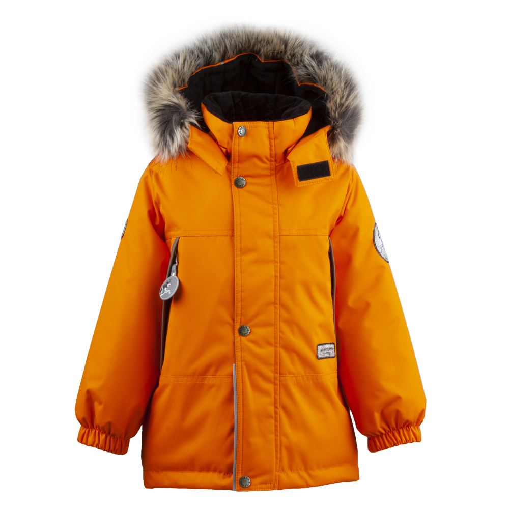 Lenne Mick удлиненная куртка парка для мальчика оранжевая