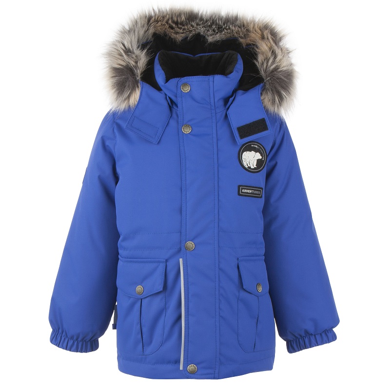 Lenne Moss удлиненная куртка парка для мальчика синяя 20339-677