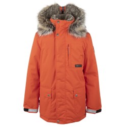 Lenne Jako куртка парка для мальчика оранжевая 20368/455