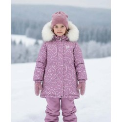 Зимова куртка парка для дівчинки Lenne Beth 24331A-1260 серця