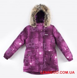Зимняя куртка для девочки lenne maya 19330/6050 фиолет