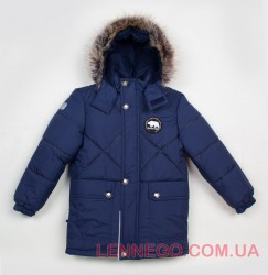 Зимняя куртка для мальчика Lenne Noel 18342/229 темно-синяя