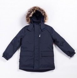 Lenne Snow удлиненная куртка парка для мальчика тёмно-синяя 20341-229