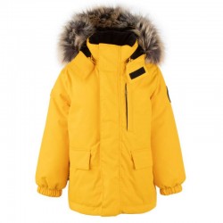 Зимняя куртка-парка для мальчика lenne snow 20341/109 желтая